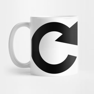 Refresh - Black Mug